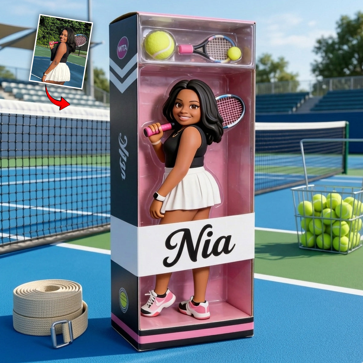 Any Sport - Tennis, Volleyball, Football, Baseball... - Personalized Tennis Custom Shaped Acrylic Plaque