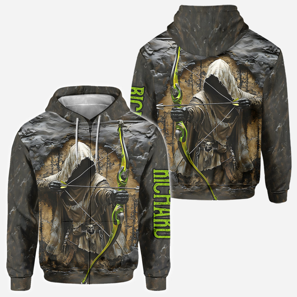 Bow Reaper - Personalized Hunting All Over Shirt