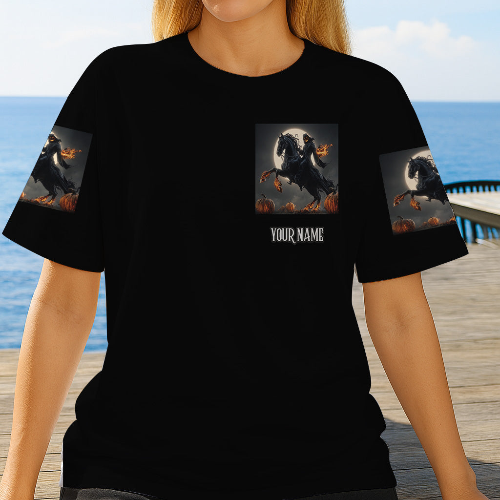 Hello Darkness - Personalized Skull All Over Shirt