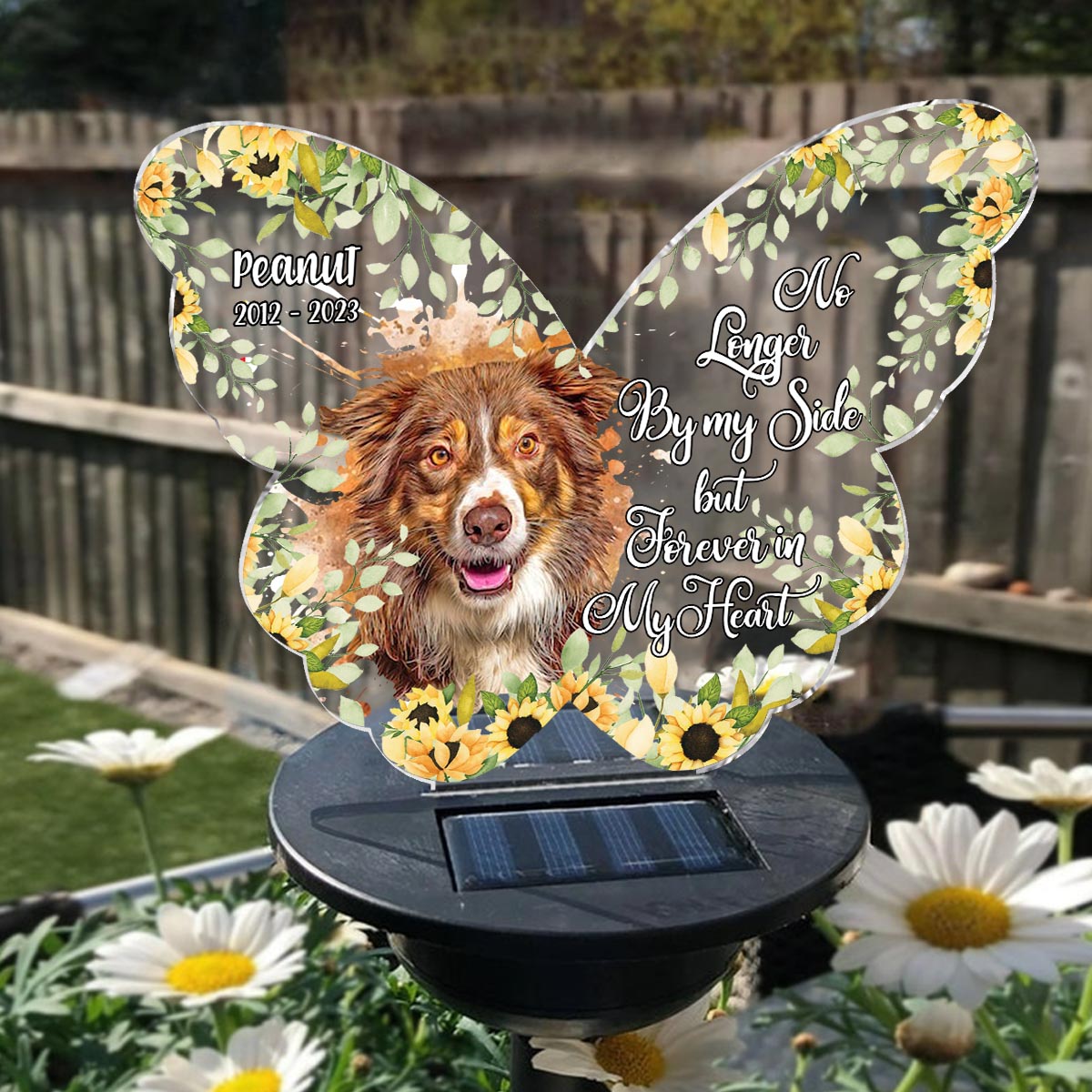 If Love Could Have Saved You - Personalized Dog Garden Solar Light