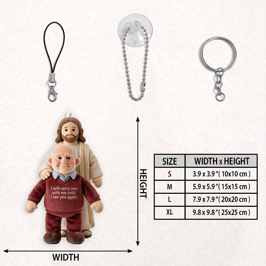 Custom Any Photo - Personalized Memorial Plush Keychain