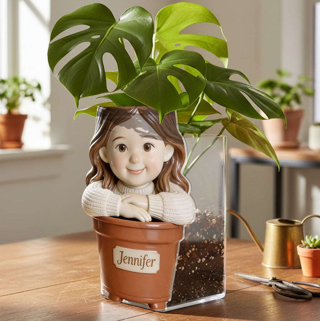 Custom Any Photo - Personalized Kid Acrylic Pot