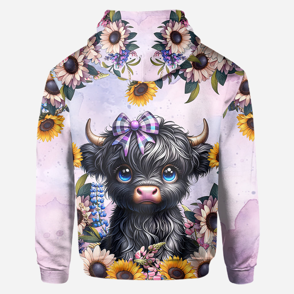 Cute Little Cow - Personalized All Over Shirt