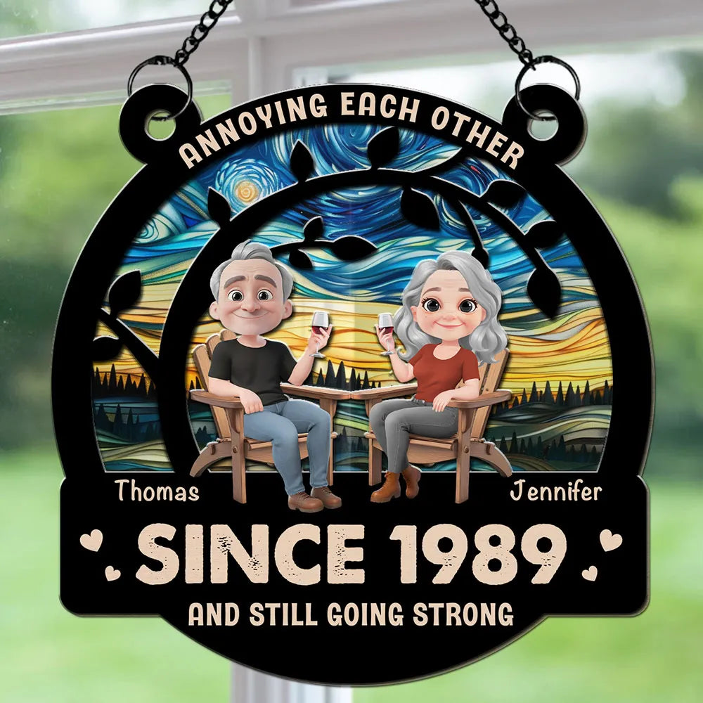 Annoying Each Other Since ... – Personalized Wood & Acrylic Layered Ornament
