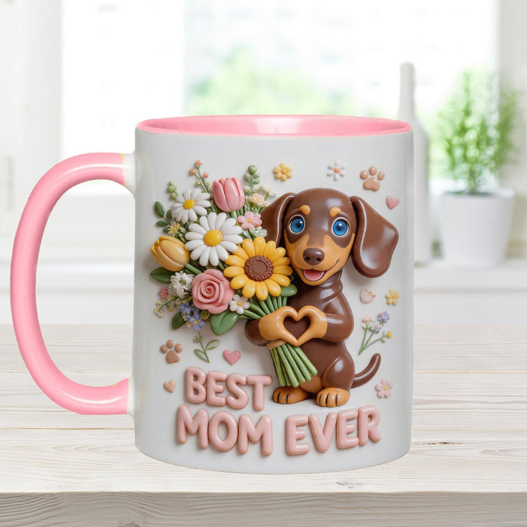 Custom Any Photo - Personalized Dog Accent Mug & Coaster
