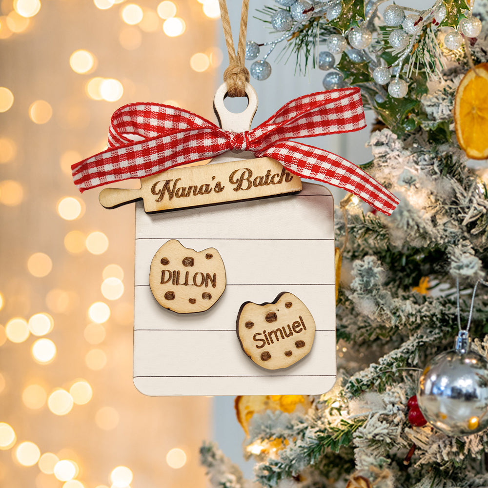 Grandma/Gigi/Nana's Batch - Personalized Grandma Family Gift Ornament