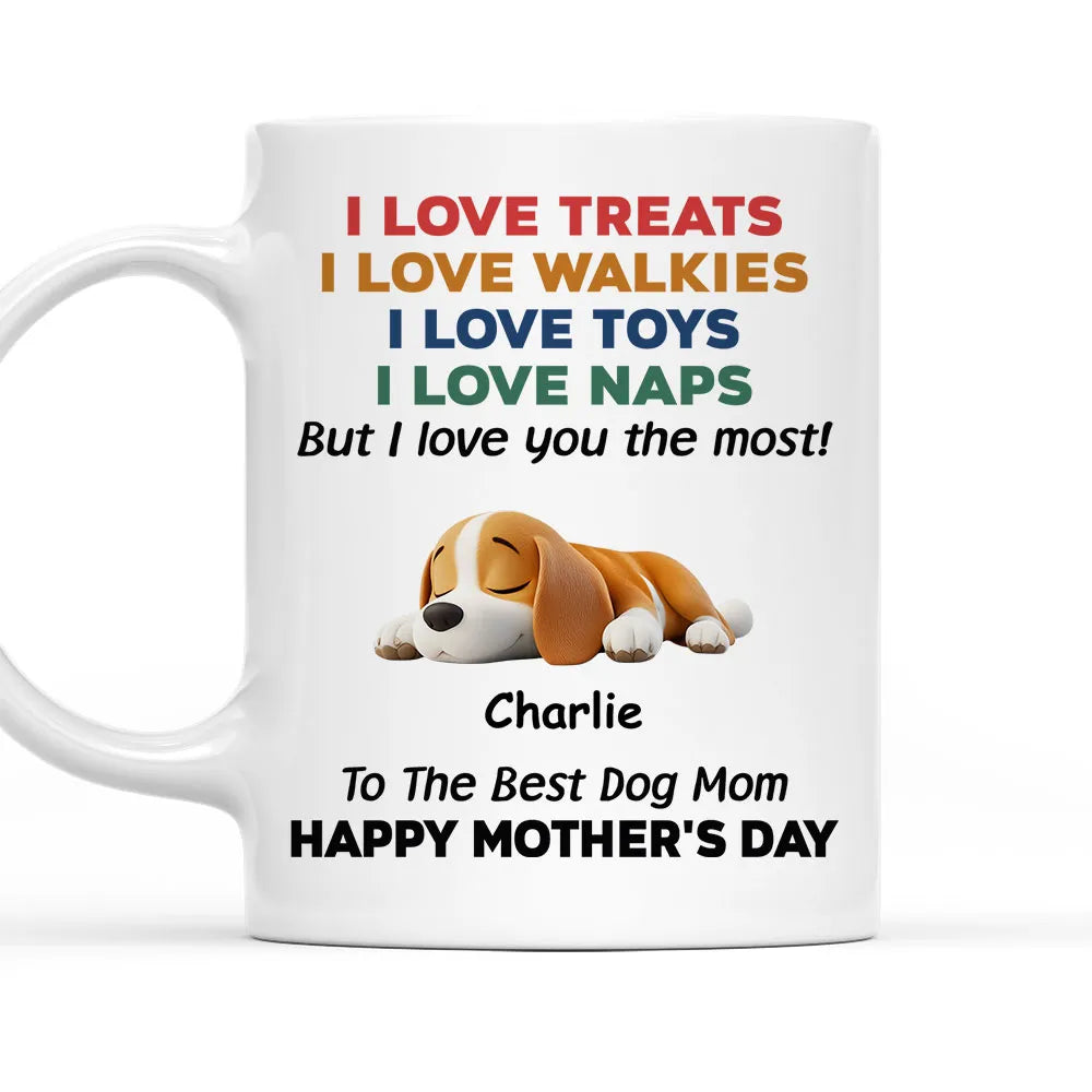 Custom Dog Dad Humor Mug, Personalized Holiday Gift Cup