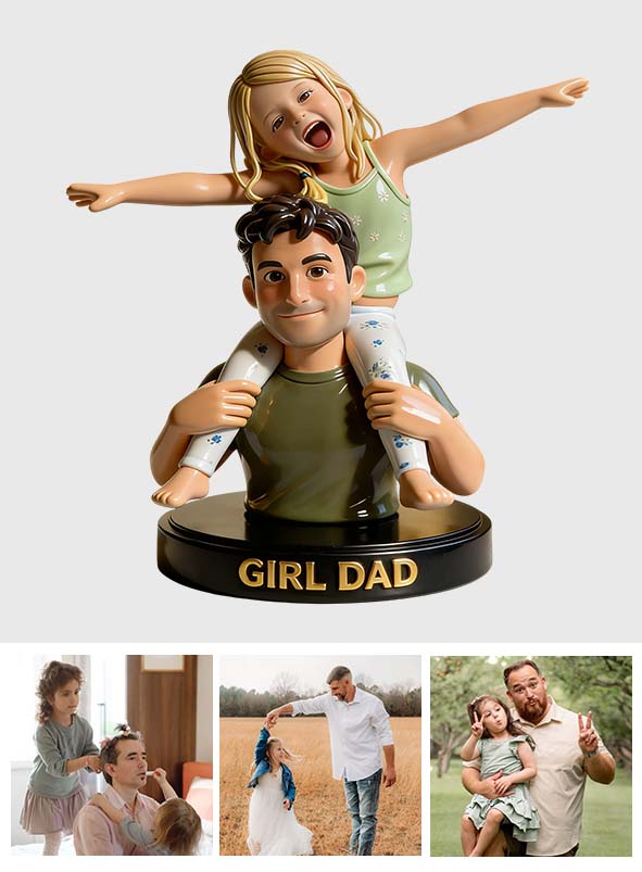 Best Dad Ever - Personalized Father Premium 3D Figurine
