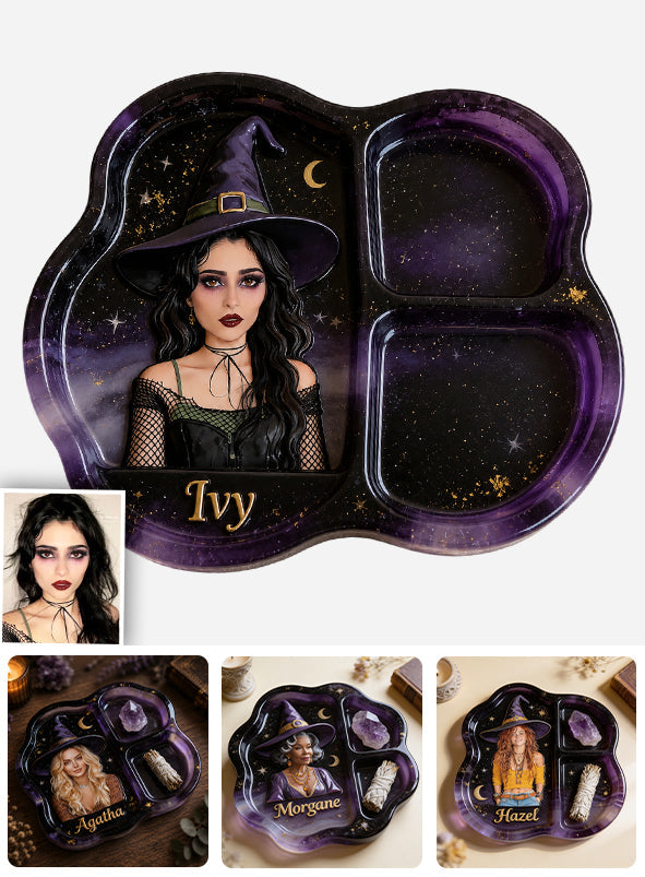 Enchanted - Personalized Witch Catch-All Tray