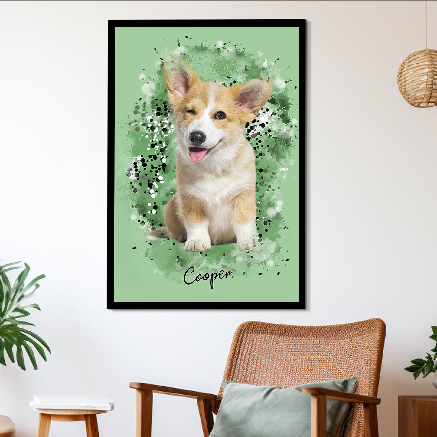 Custom Pet Portrait Poster - A Heartwarming Gift for Your Furry Friend