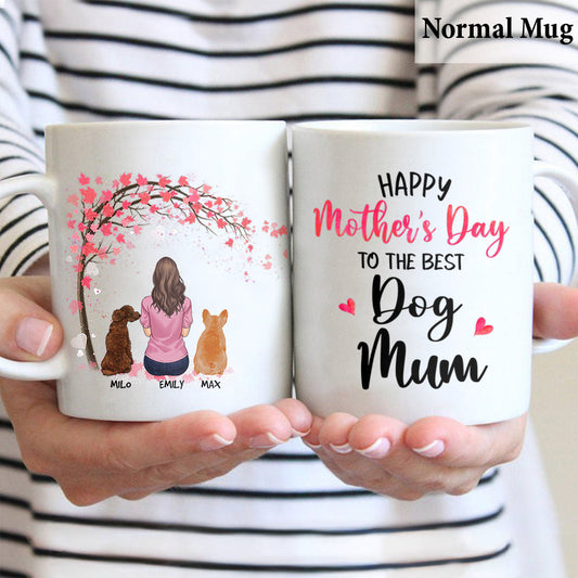 Happy Mother's Day To The Best Mom - Dog gift for who lose dog - Personalized Mug