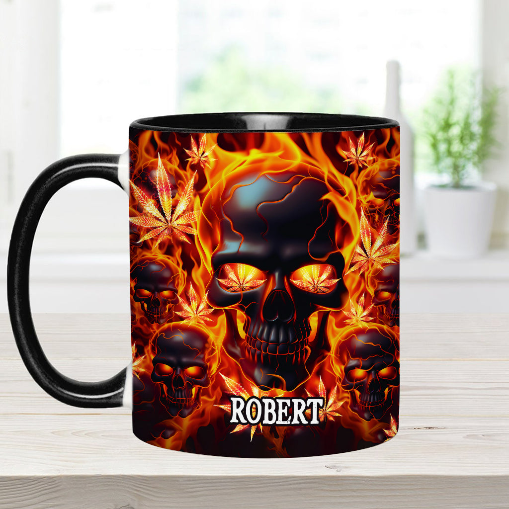 Free Your Mind - Personalized Weed Accent Mug