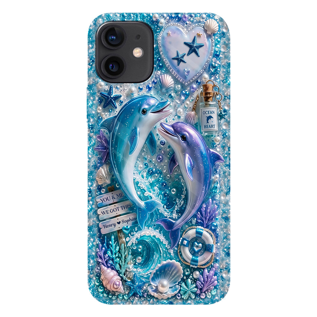 I'm Yours - Personalized Dolphin Full Print Phone Case