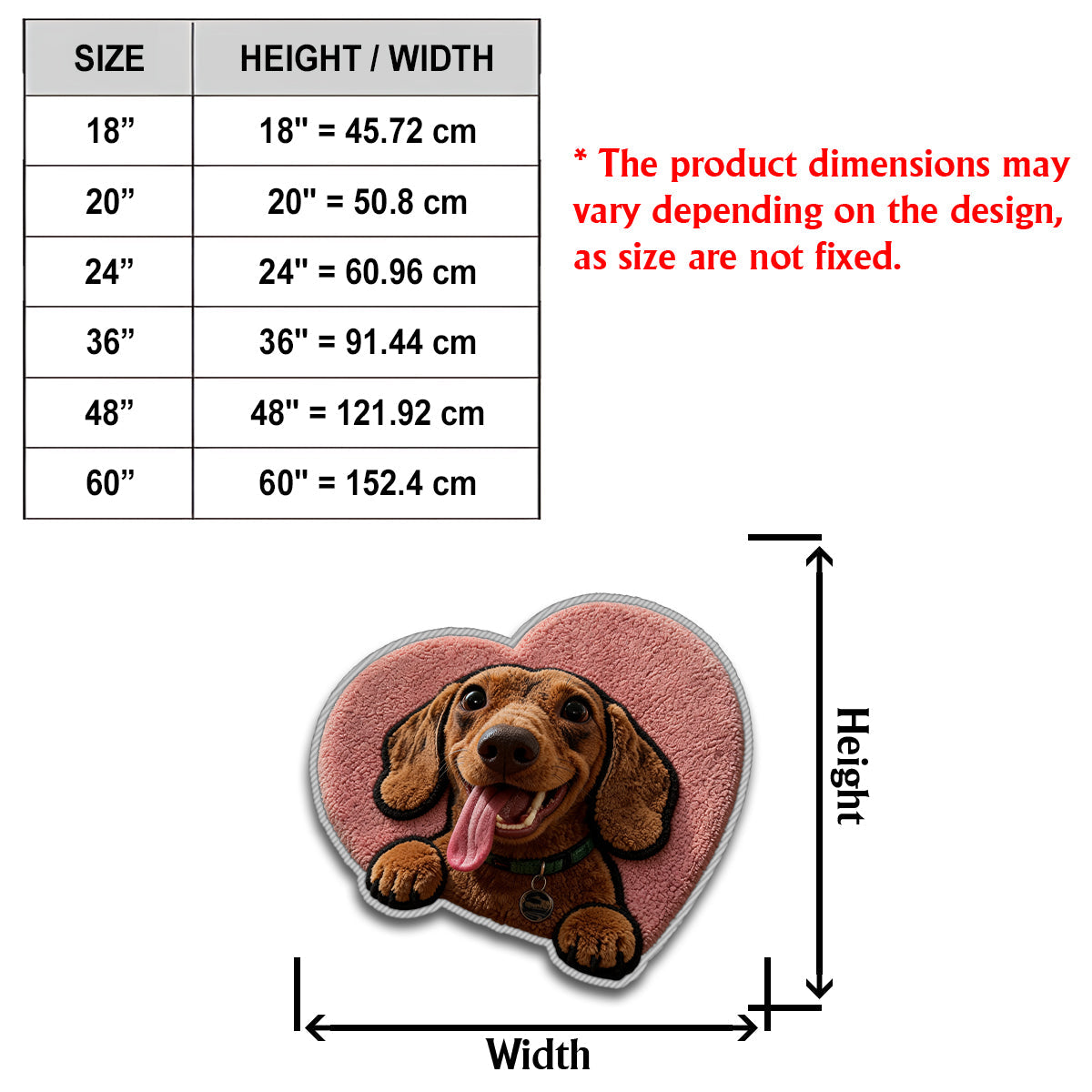 Gift for Pet Owner - Personalized Dog Non-Slip Tufted Rug