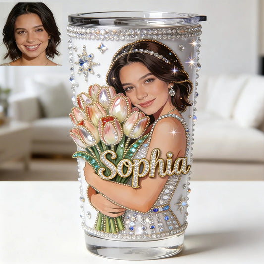 Custom From Flower, Photo - Personalized Self Love Tumbler