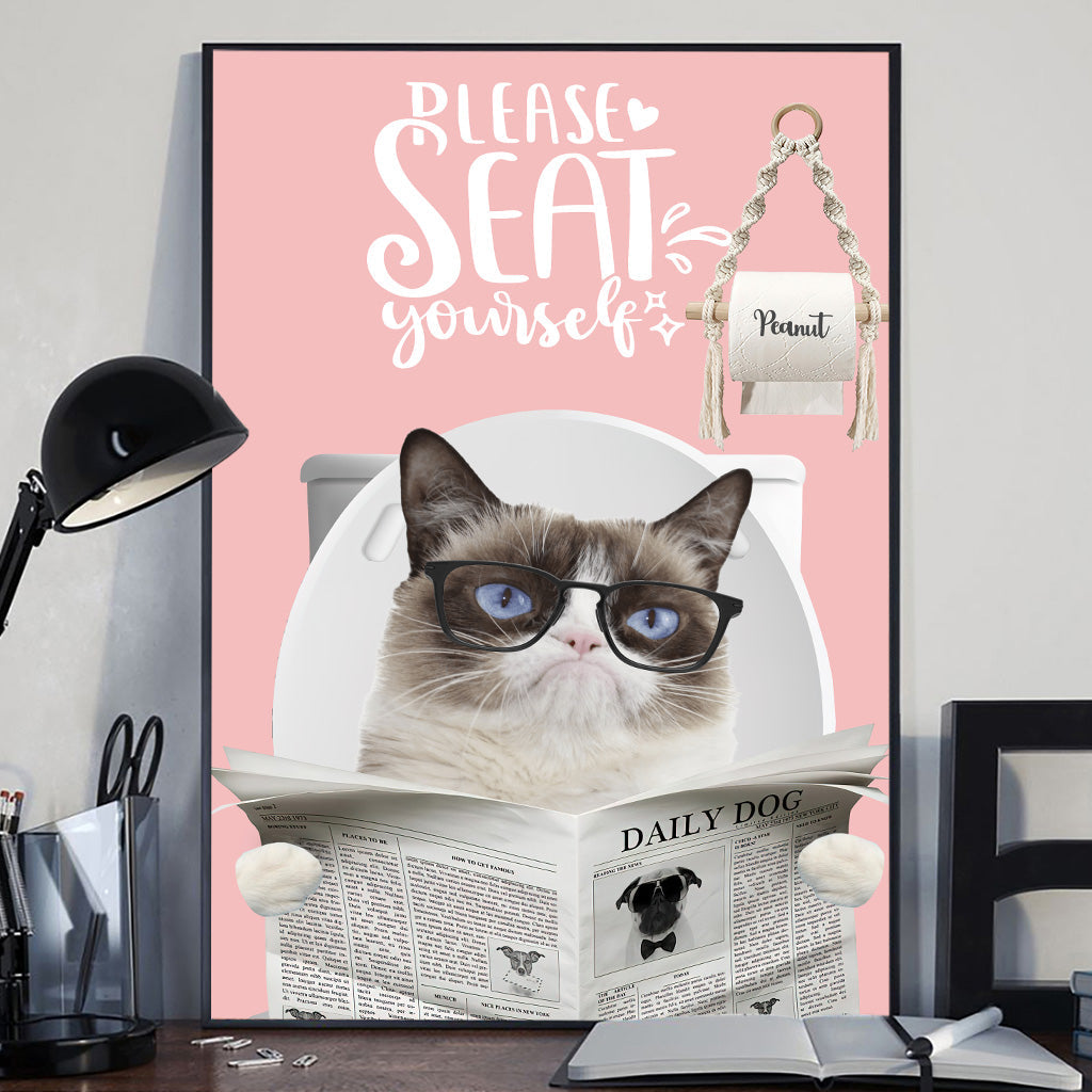 Hello Sweet Cheek - Personalized Dog Canvas And Poster