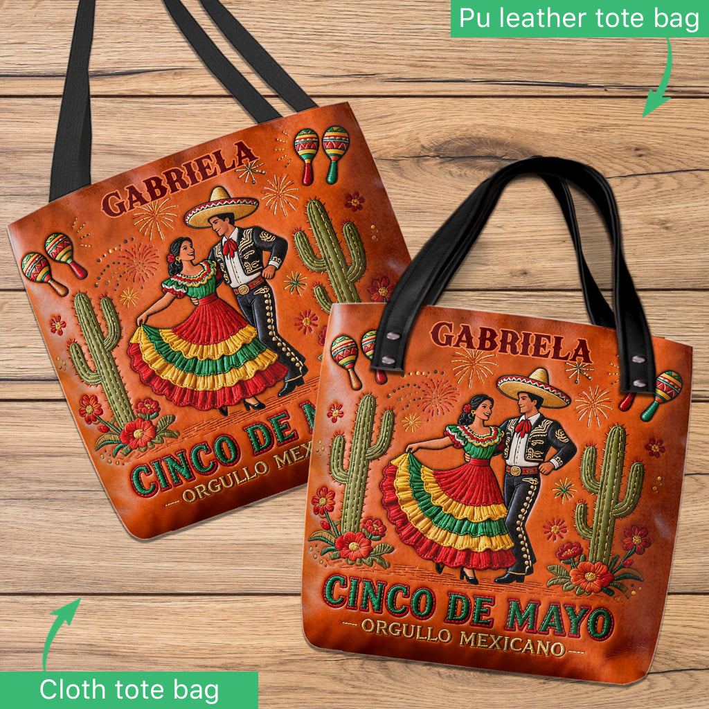 Celebrate Cinco De Mayo - Personalized Cinco de Mayo Tote Bag