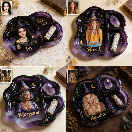 Enchanted - Personalized Witch Catch-All Tray