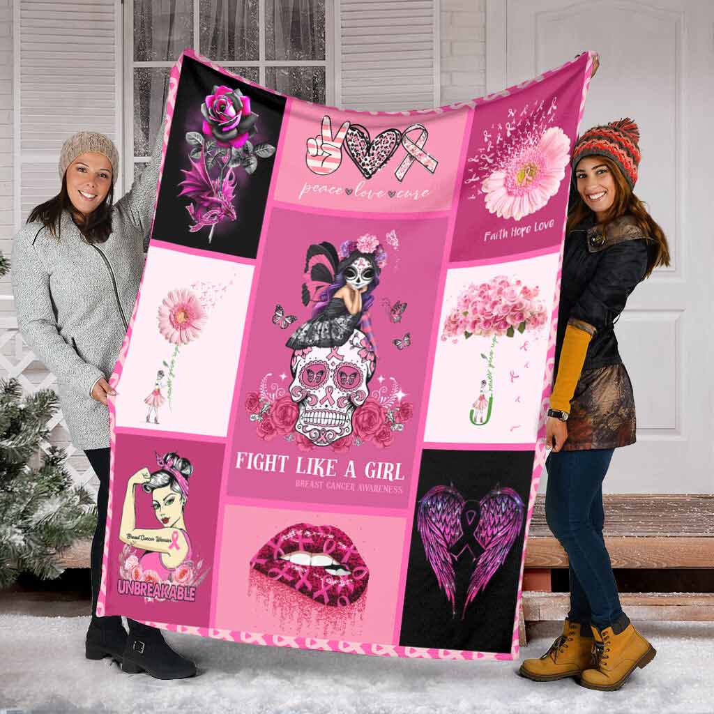 Breast Cancer Awareness Blanket