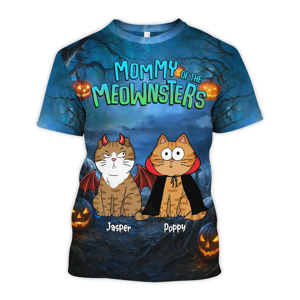 Classic Cat Halloween Tee - Cute, Whimsical, Festive Gift