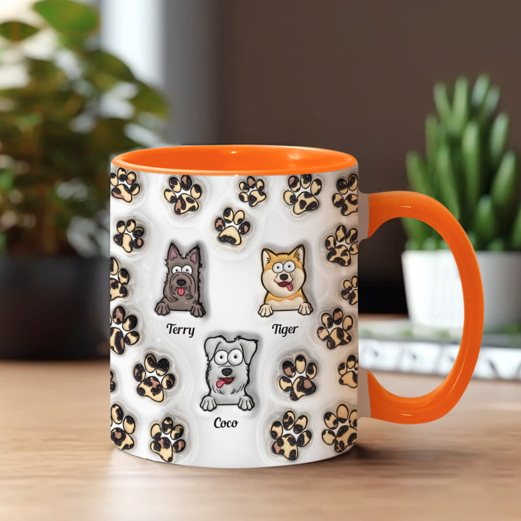 Baby Highland Cow Western Style - Personalized Dog Accent Mug