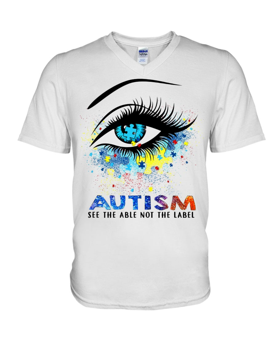 Autism See The Able Not The Label - Autism Awareness T-shirt and Hoodie 0520