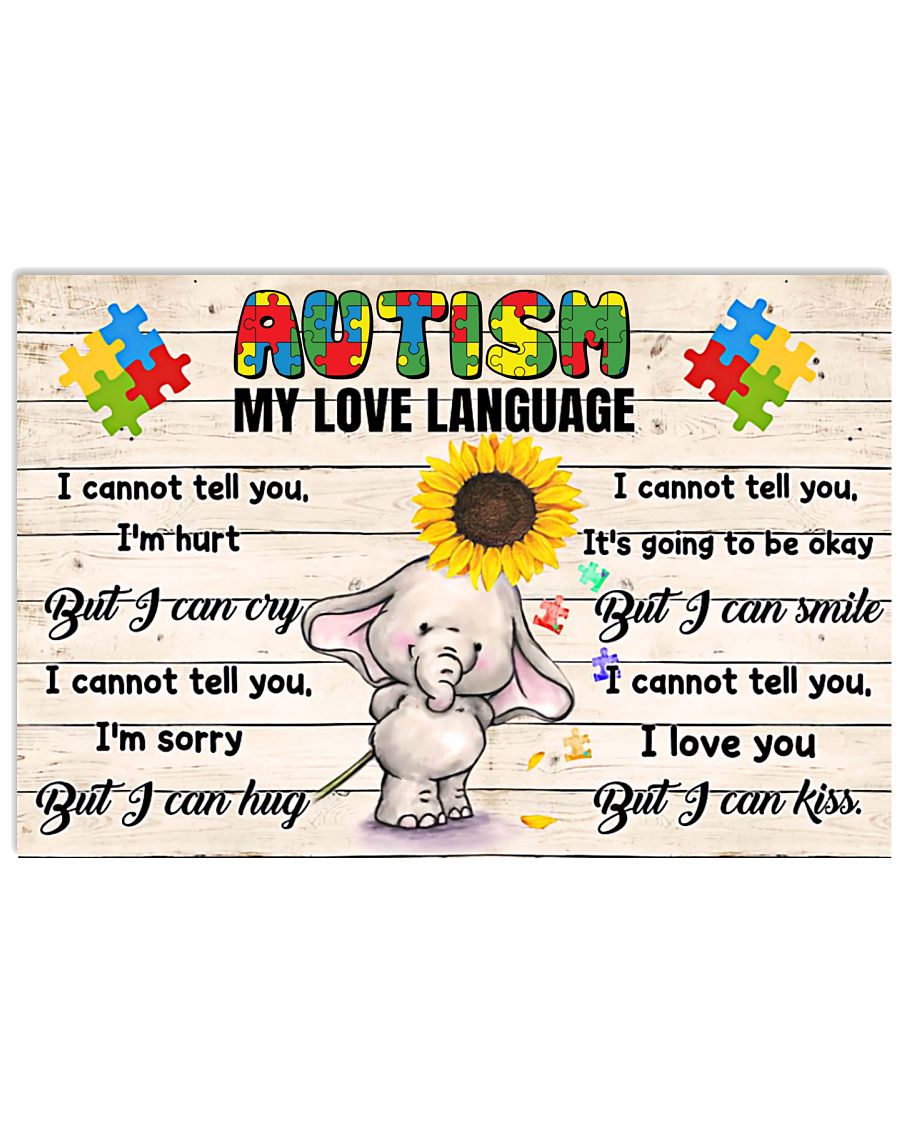 Autism My Language - Autism Awareness Poster 0921