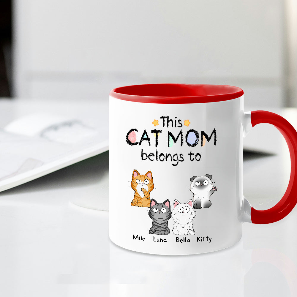 Personalized Cat Mum Mug – Customizable Cat Design for Your Beloved Feline Family