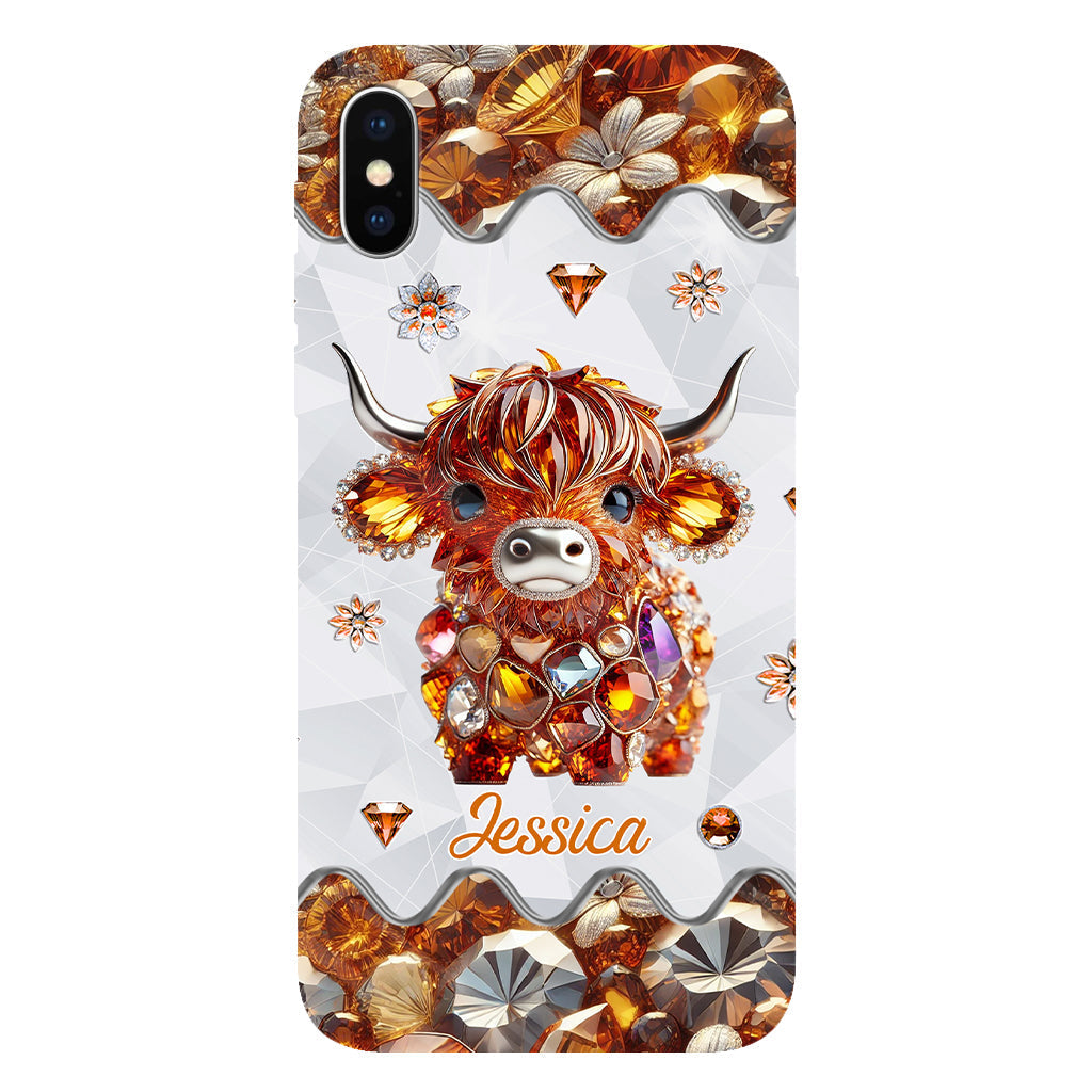 Just A Girl Who Loves Highland Cows - Personalized Full Print Phone Case
