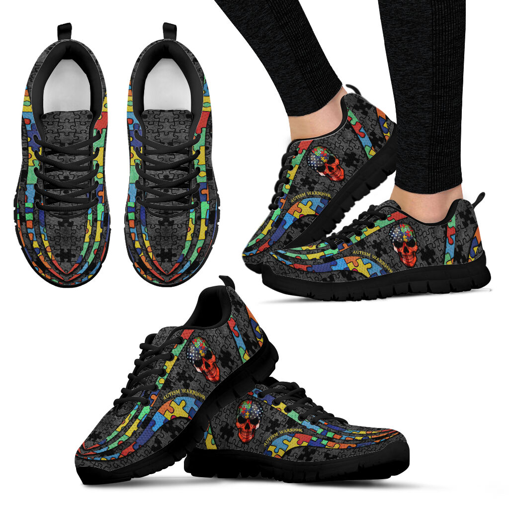 Autism Warrior Autism Awareness Sneakers 0622