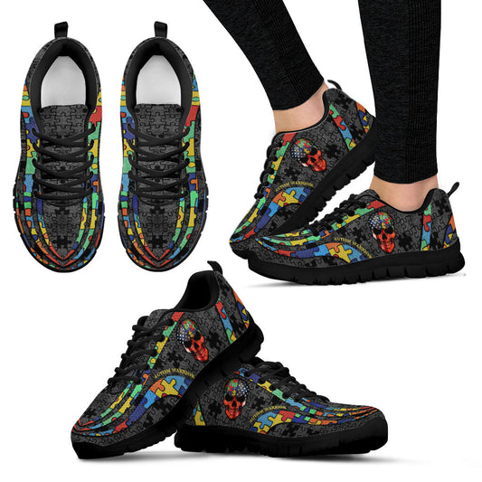 Autism Warrior Autism Awareness Sneakers 0622
