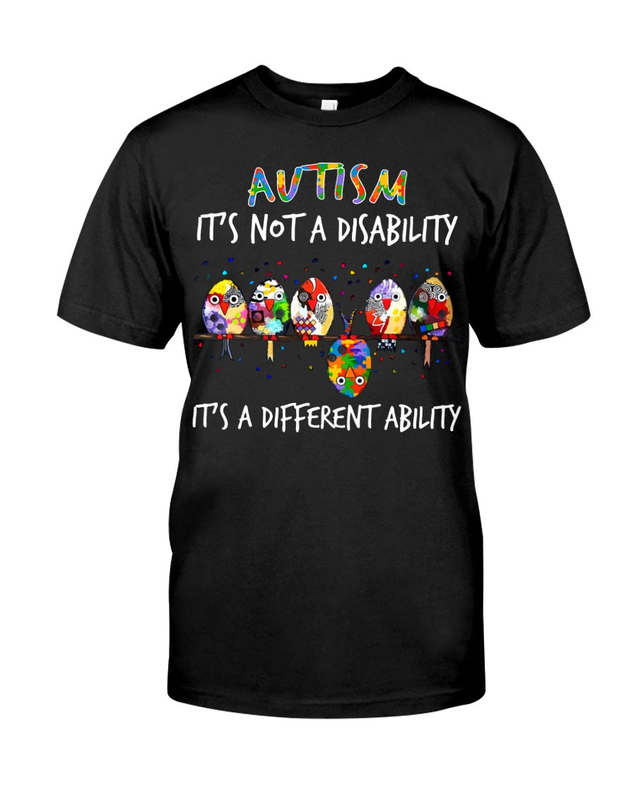 Autism A Different Ability - Autism Awareness T-shirt and Hoodie 0921