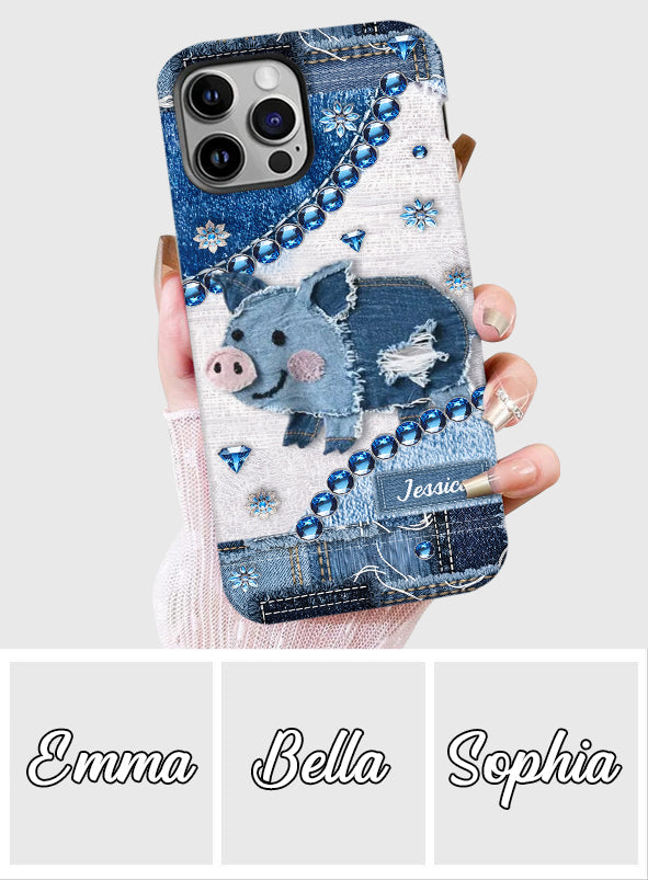 Cute Pig - Personalized Pig Lover Full Print Phone Case