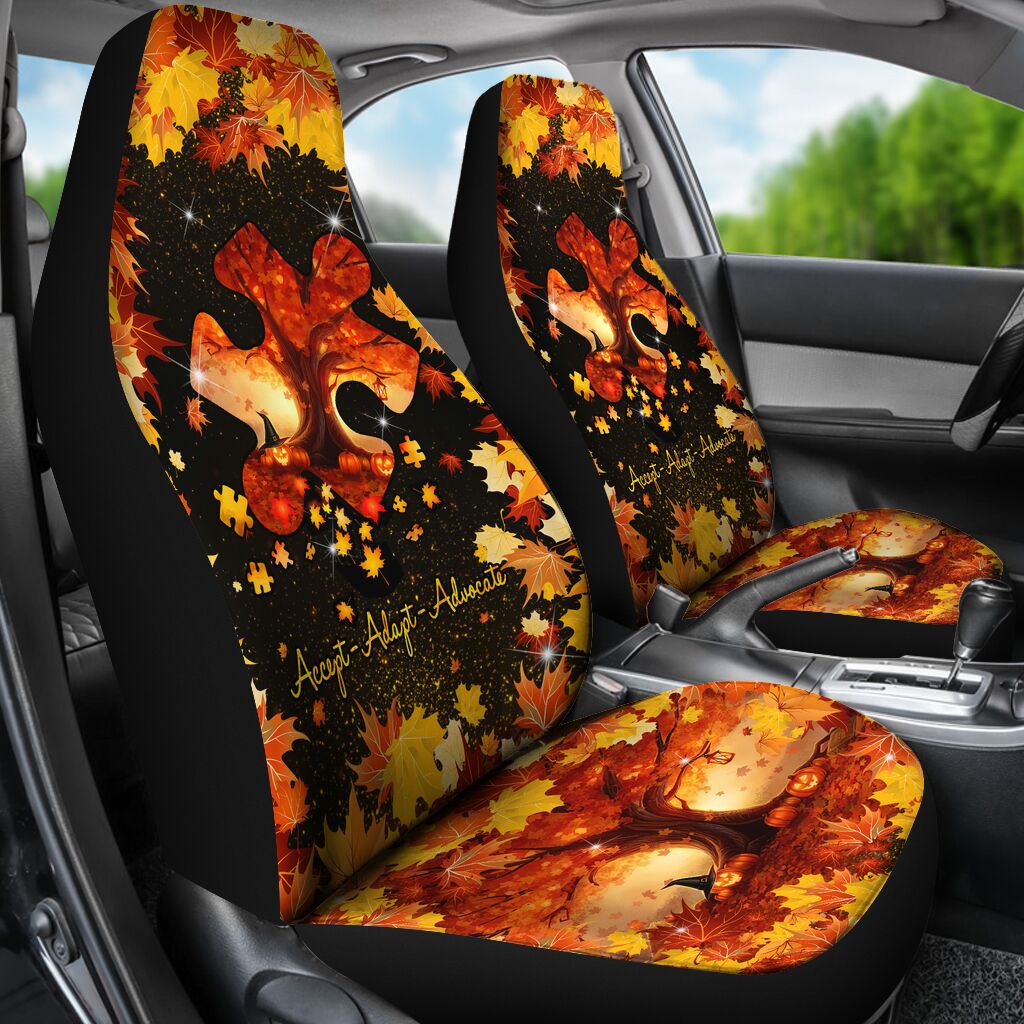Accept Understand Love Autism Awareness Seat Covers 0622
