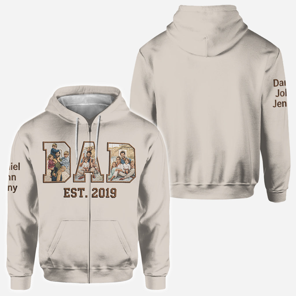 Best Dad Ever - Personalized Father All Over Shirt
