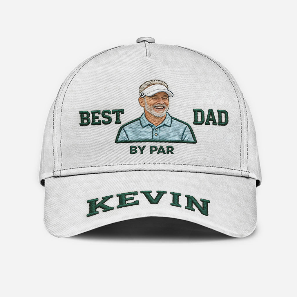 Custom Any Photo Best Dad/Grandpa/Uncle.. - Personalized Golf Classic Cap