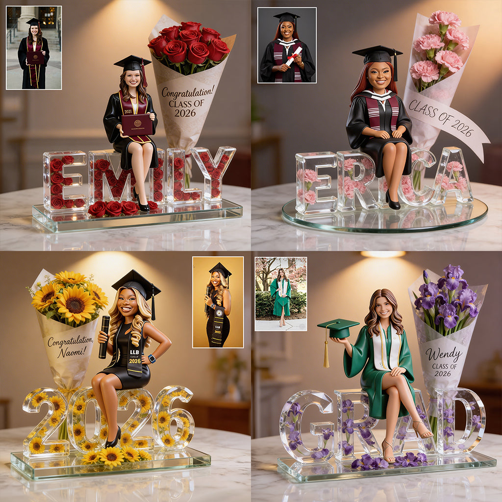 Custom Any Photo - Personalized Graduation Custom Shaped Acrylic Plaque