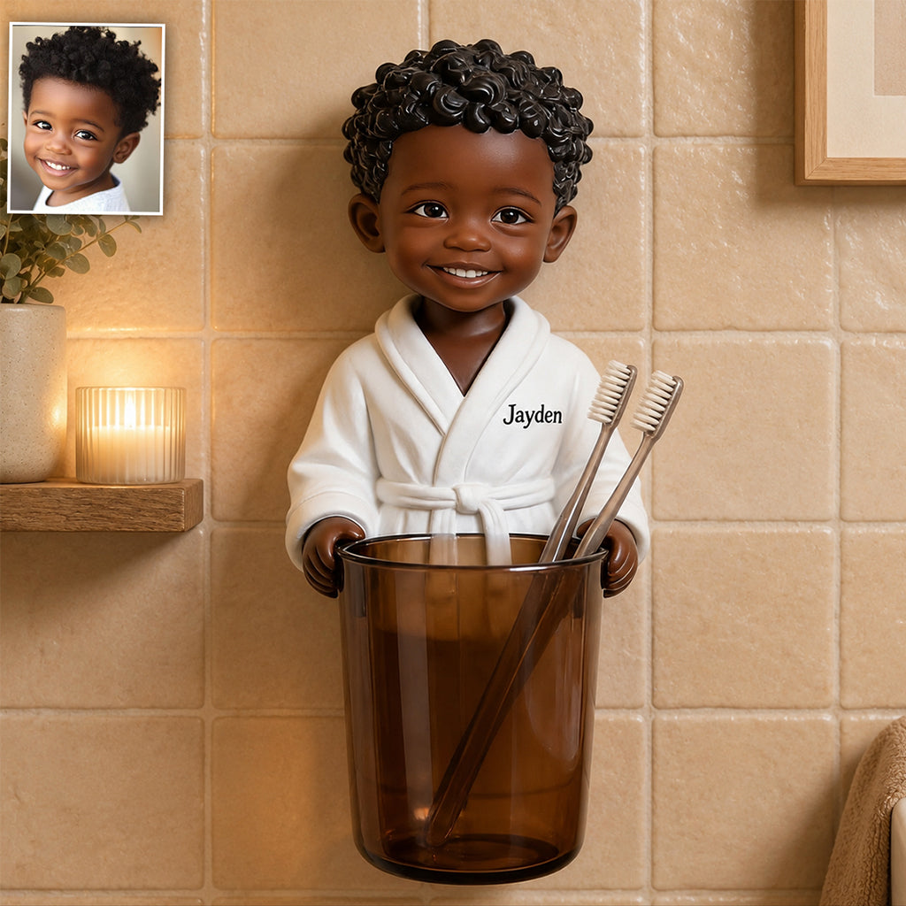 Brush Buddy - Personalized Kid Toothbrush Brush Holder