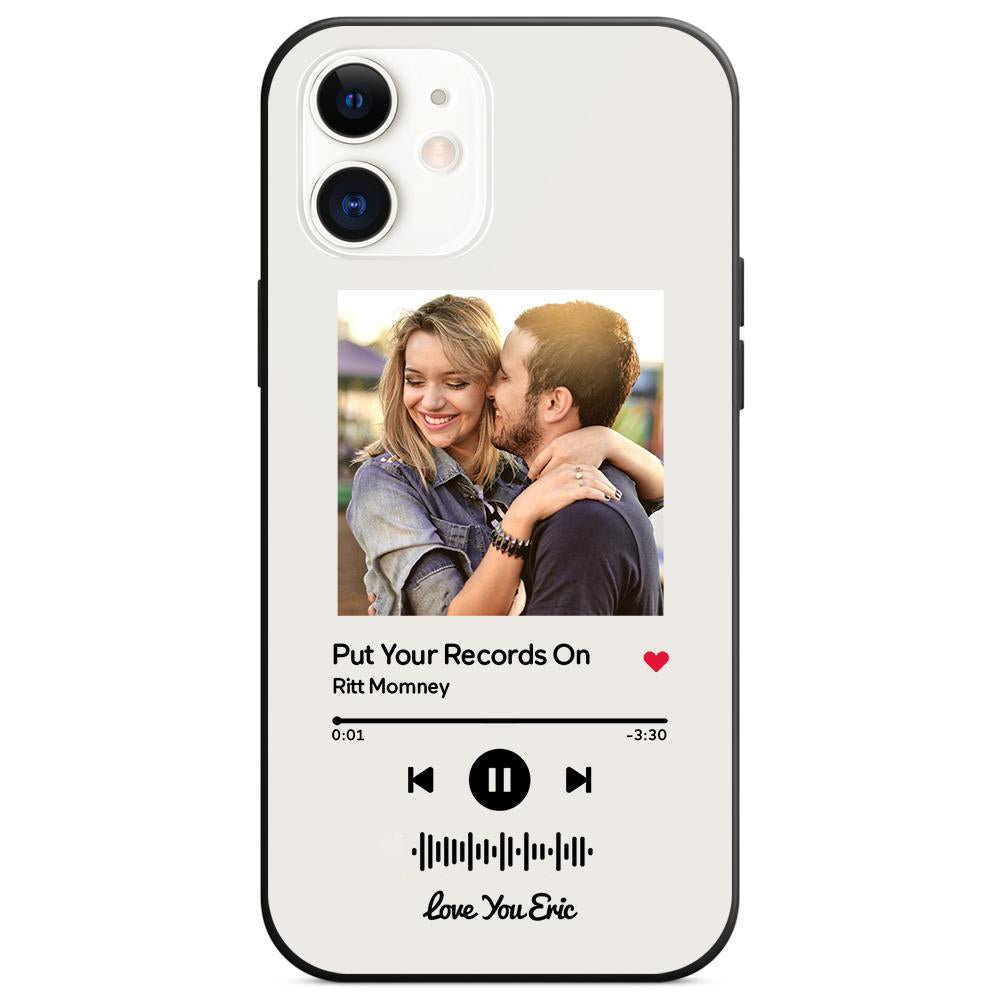 Music Code Song Photo Custom - Personalized Music Code Phone Case