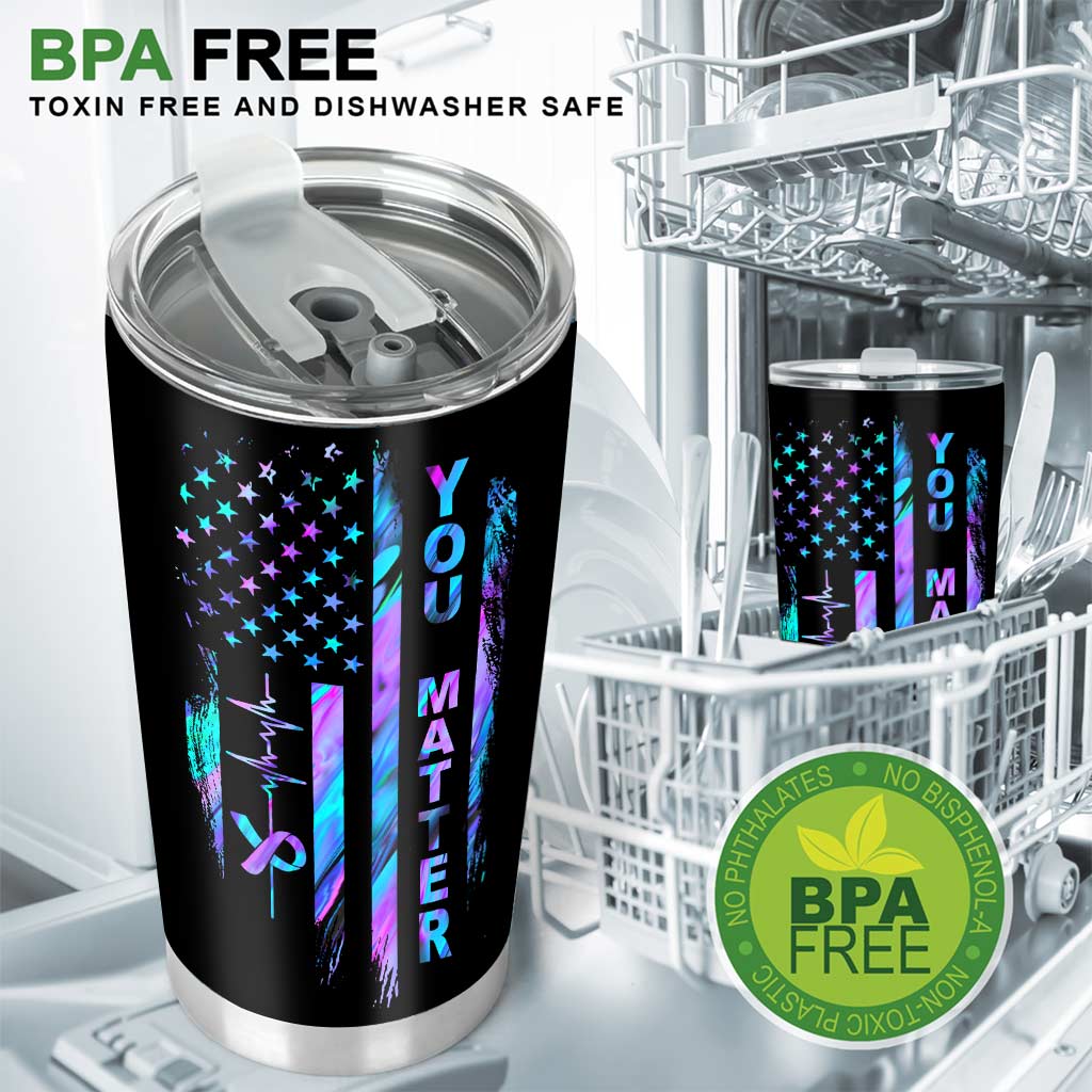 Choose To Keep Going Suicide Prevention Tumbler 0622