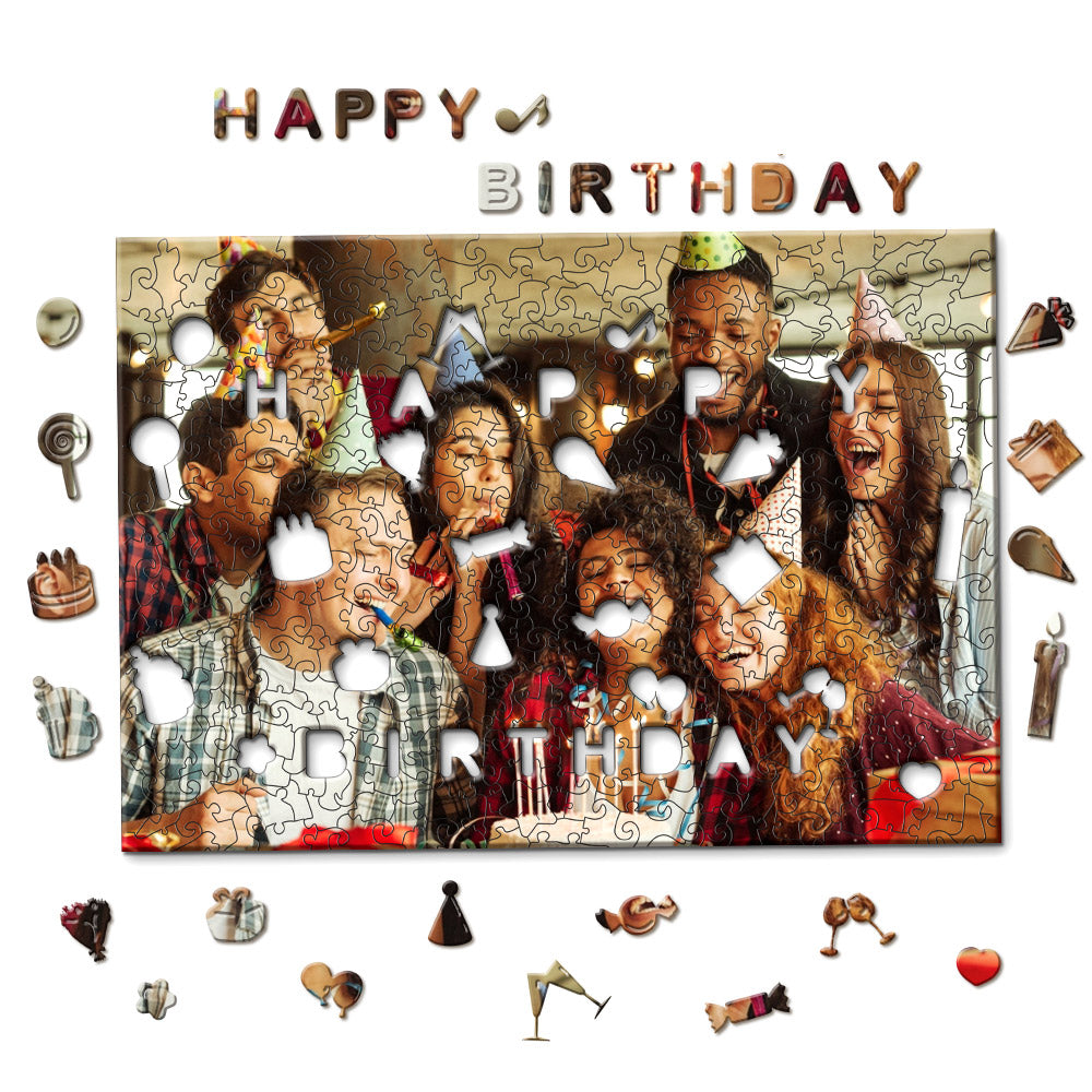 Happy Birthday - Personalized Birthday Photo Puzzle