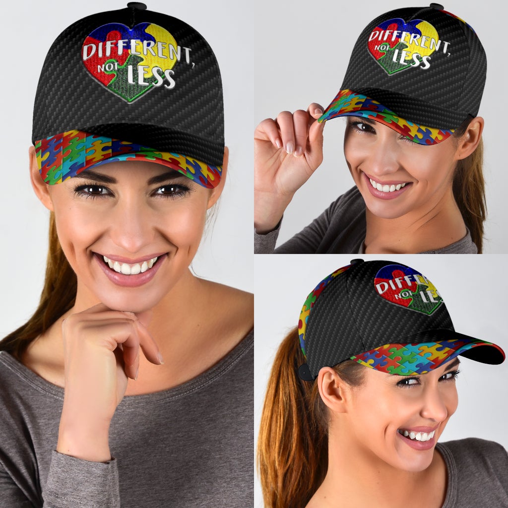 Autism Different Not Less - Autism Awareness Classic Cap 0921