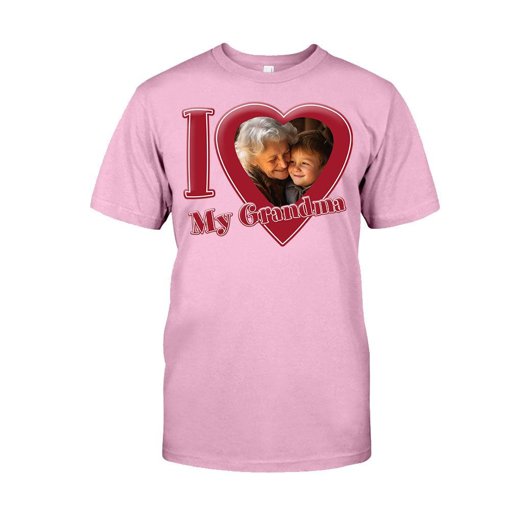 I Love My Grandma/ Nana/ Mommy.... - Personalized Grandma T-shirt And Hoodie
