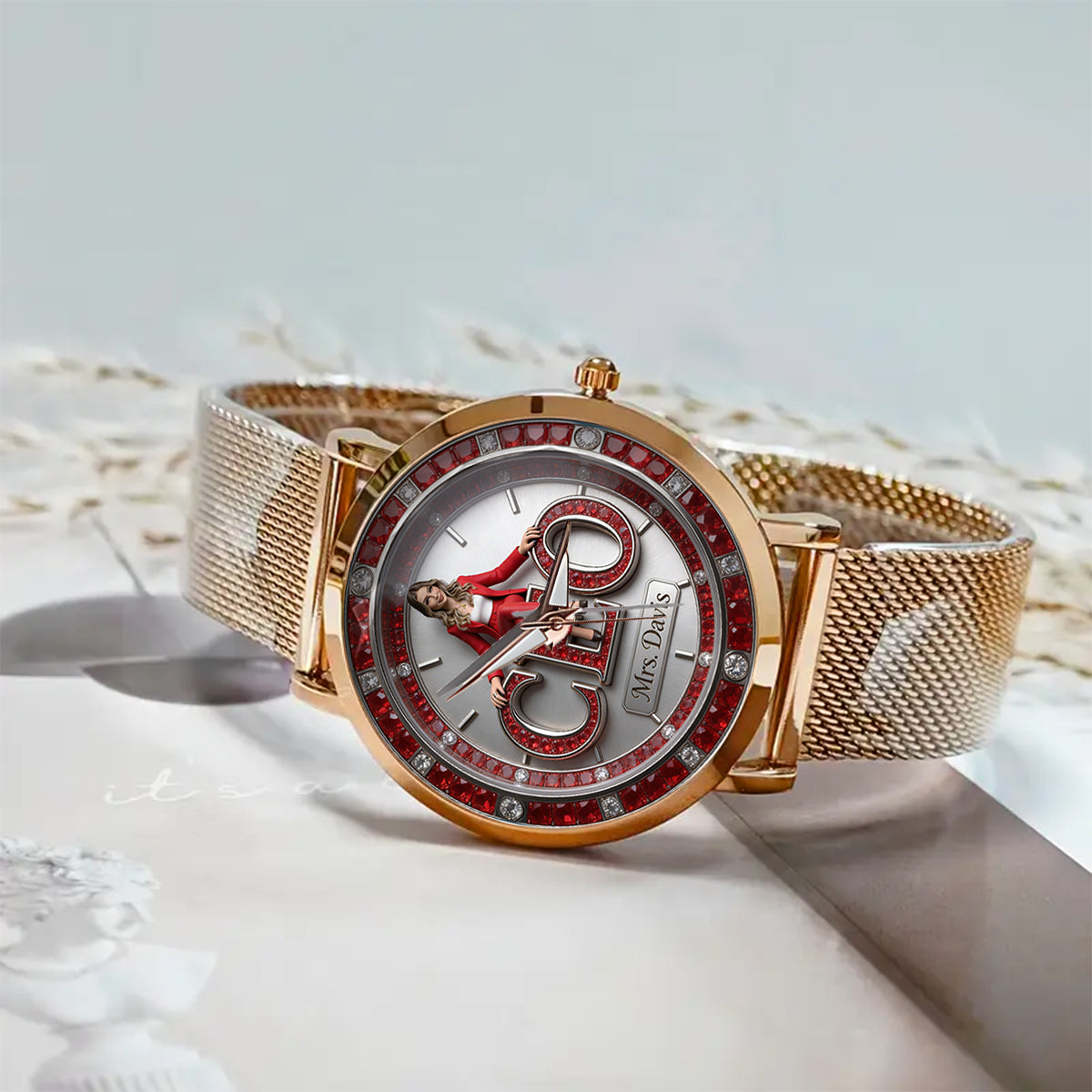 Custom Any Photo - Personalized Colleague Women Hand Watch