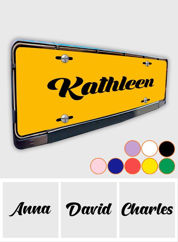 Funny Name - Personalized License Plate