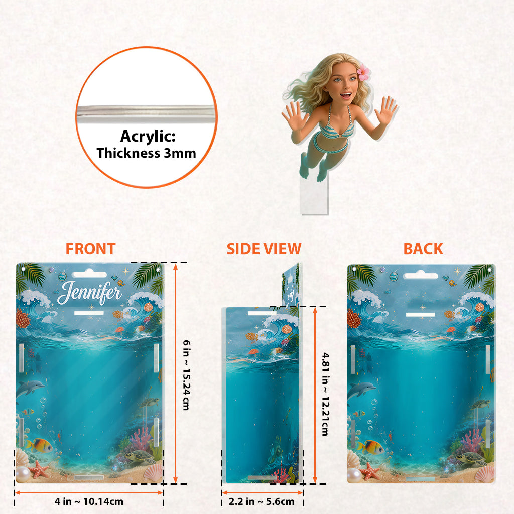 For Who Loves Sea - Personalized Sea Lover Acrylic Display Box