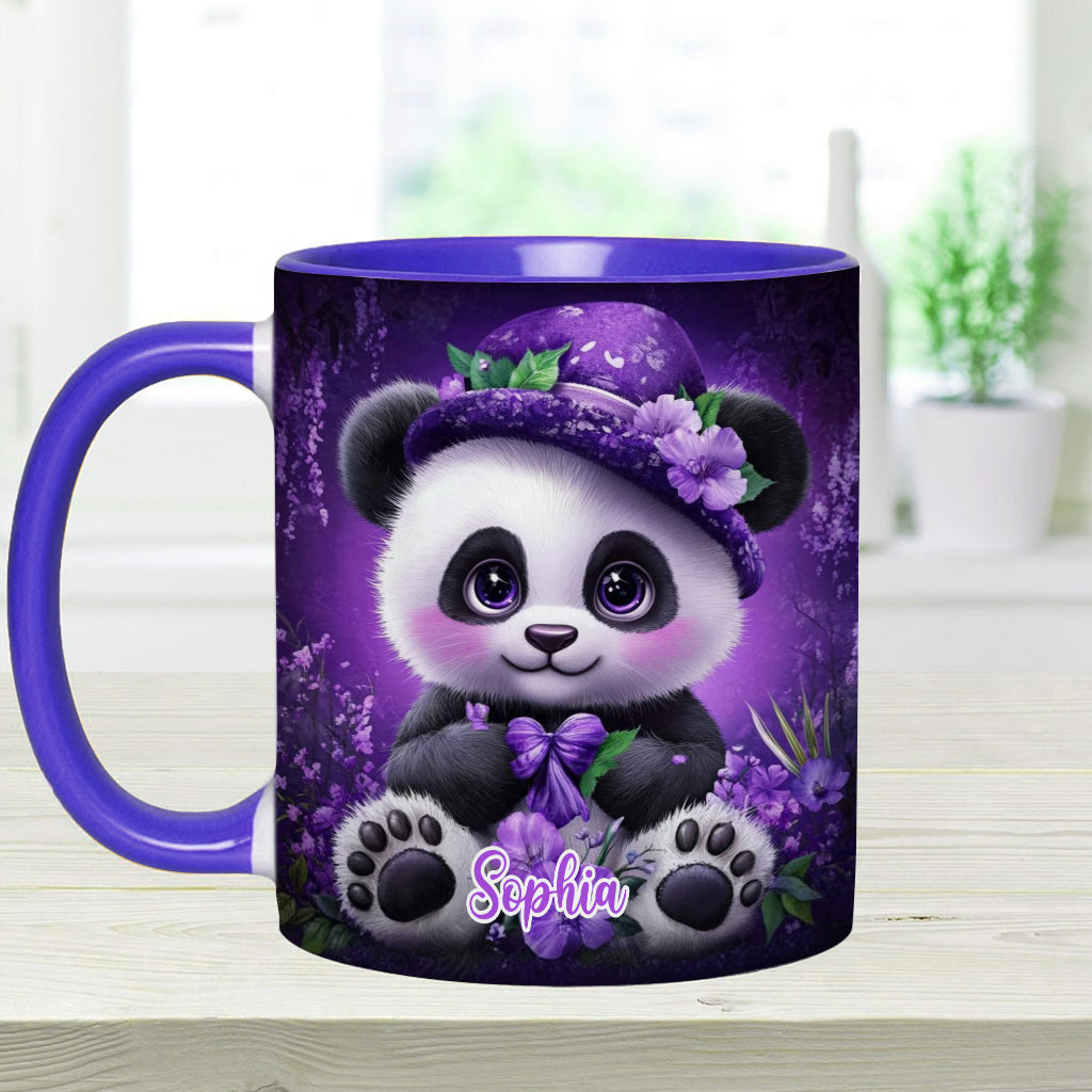 Cute Panda - Personalized Panda Lover Accent Mug