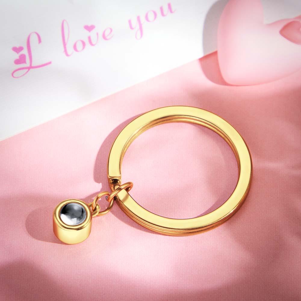 Custom Photo Projection Keyring - gift for anyone, dog lover, cat lover, who lost a loved one - Personalized Projection Keyring