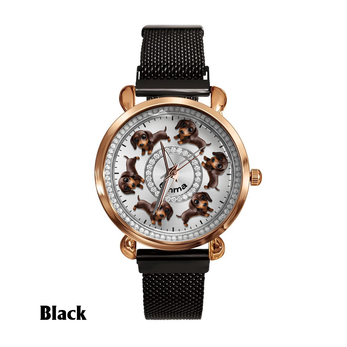 I Love My Dogs - Personalized Dog Women Hand Watch