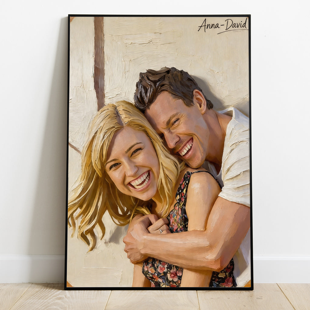 I Love You - Personalized Couple Canvas And Poster